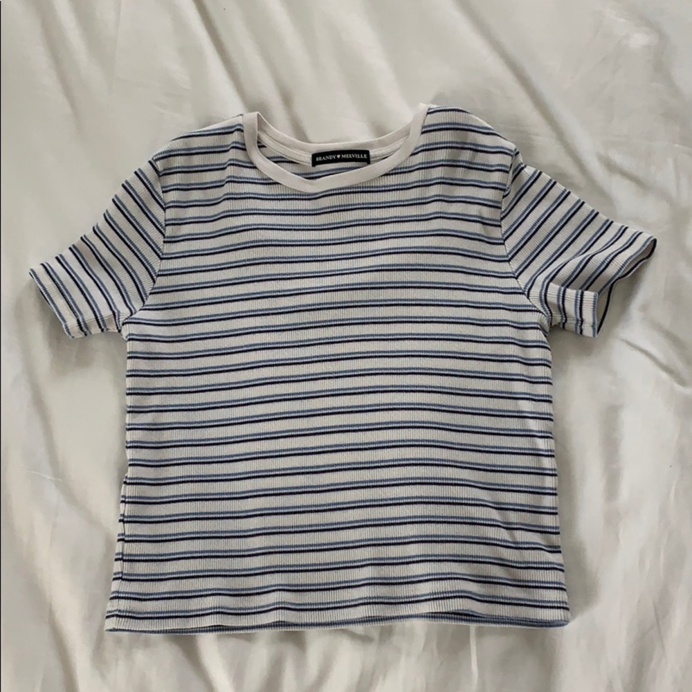 brandy melville striped t shirt